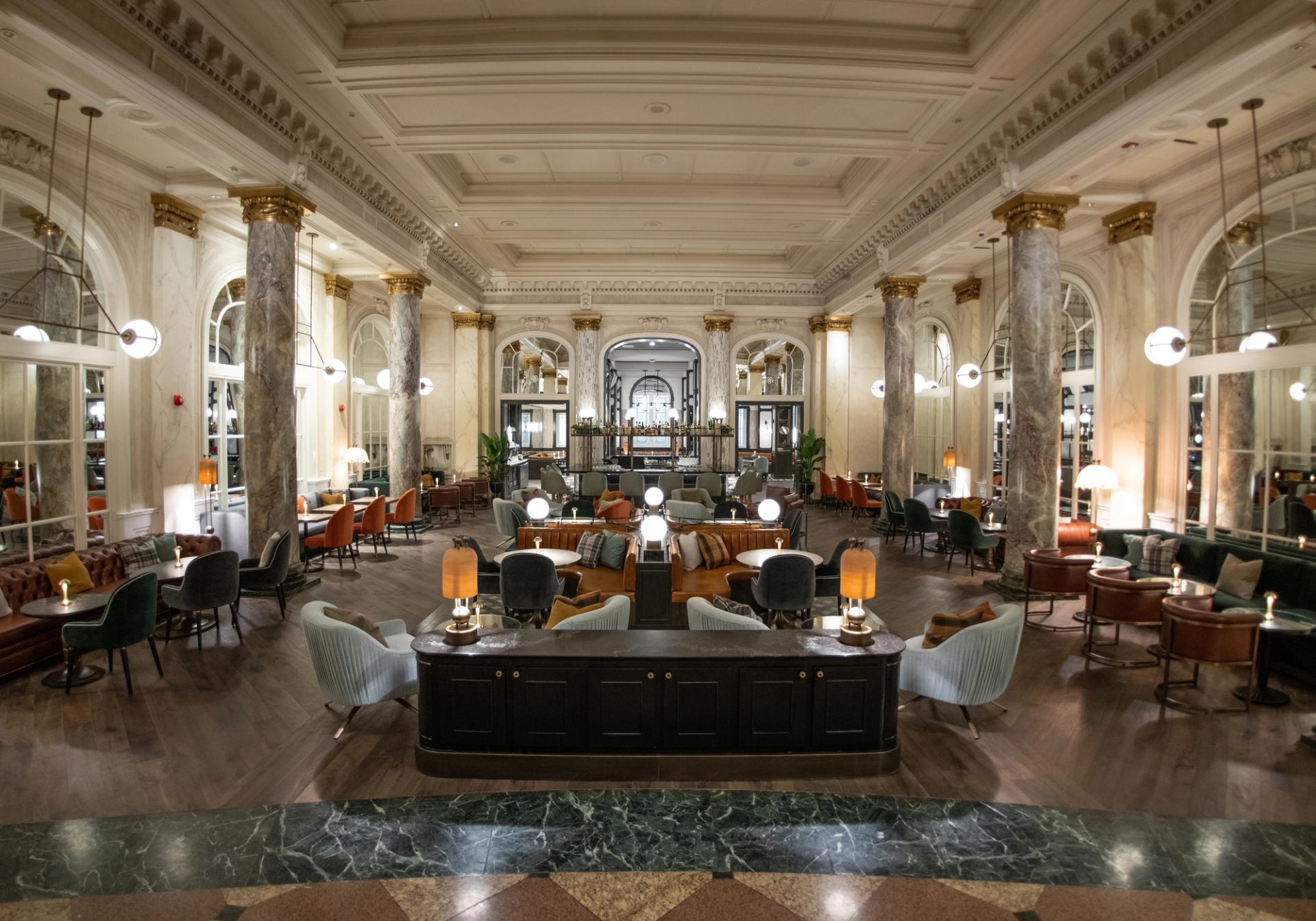 The lounge at the Hawthorn Dining Room in the Fairmont Palliser Hotel in Calgary.