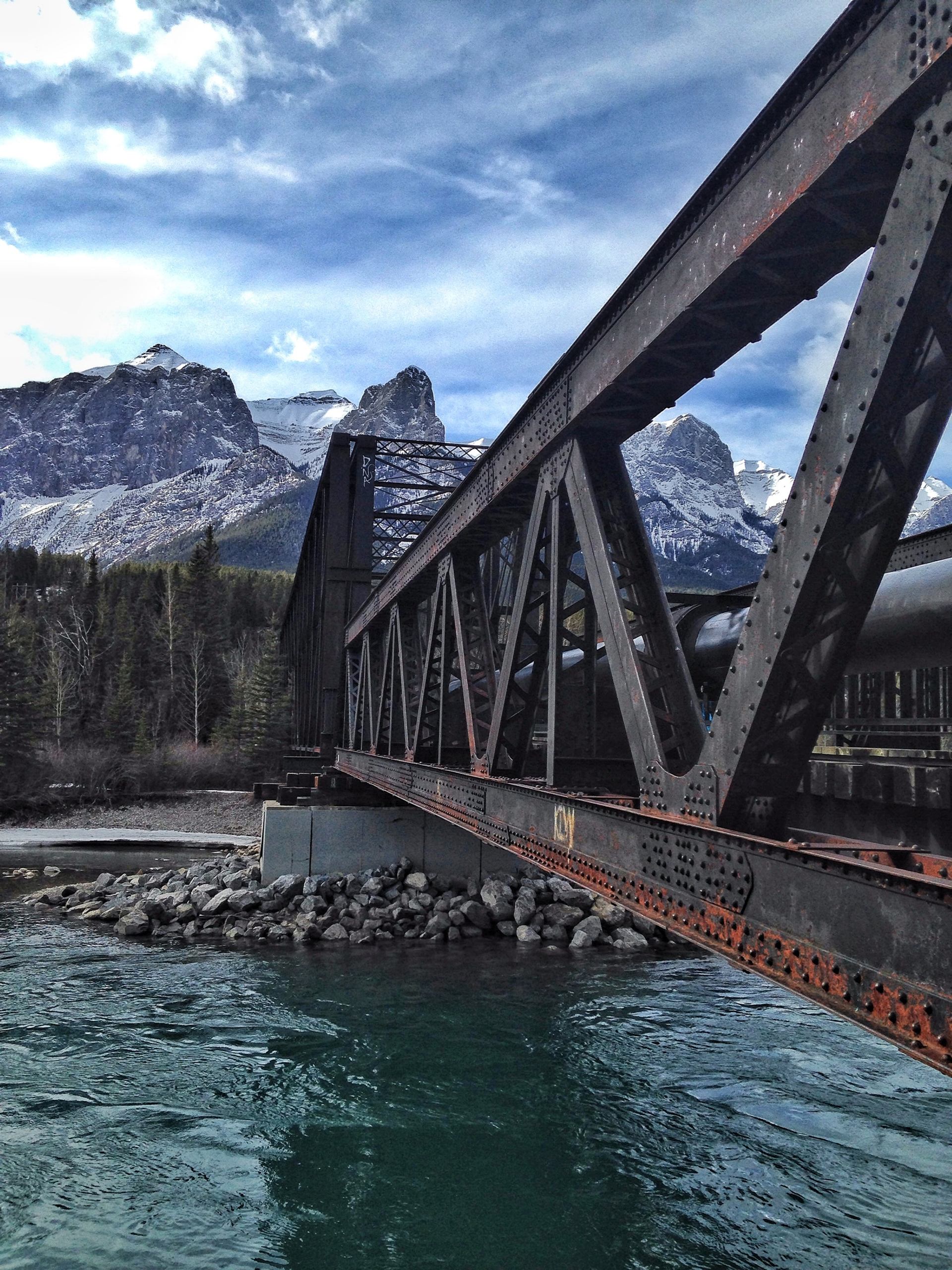 Engine Bridge over the Bow River in Canmore