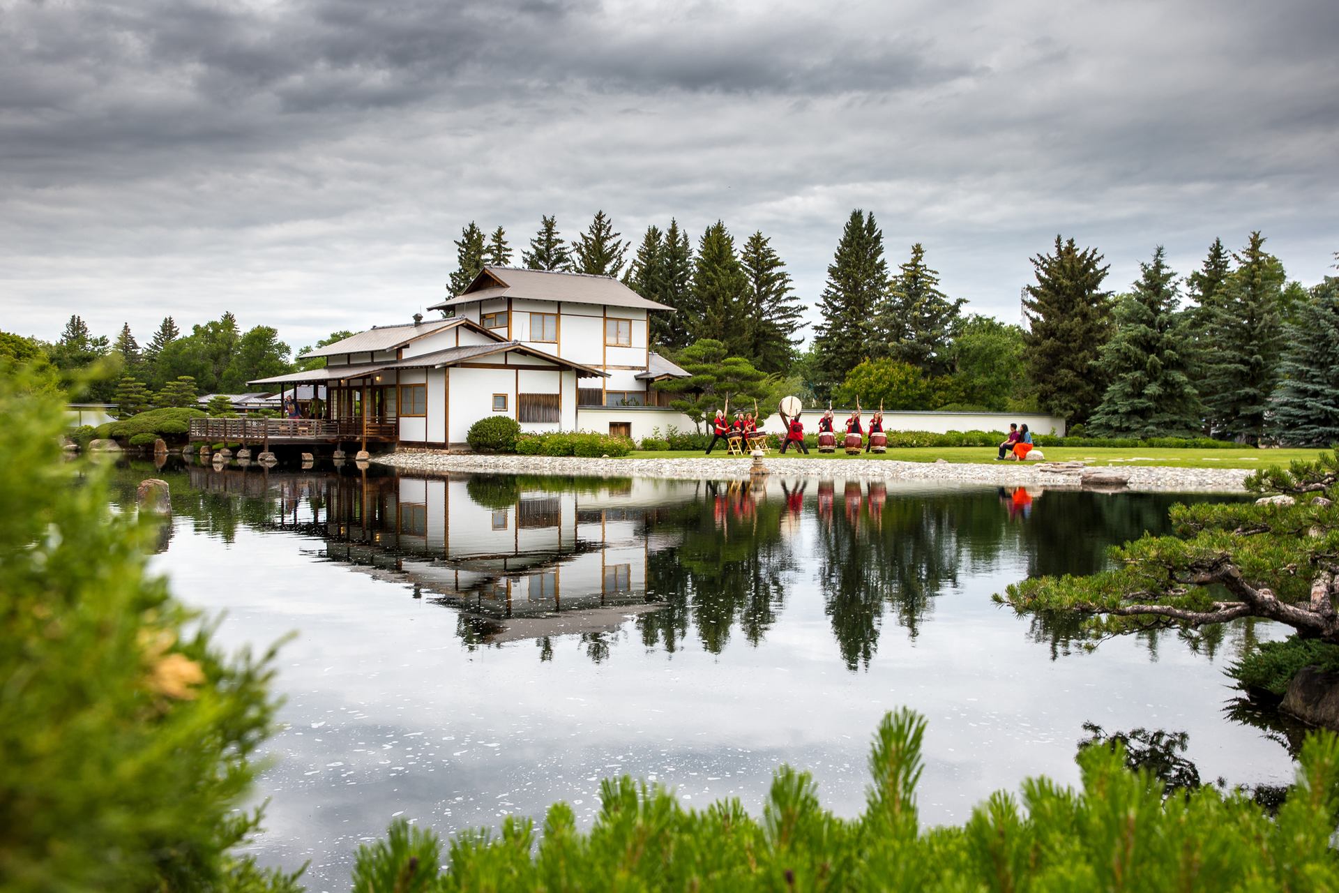 Exterior of the Nikka Yuko Japanese Garden.