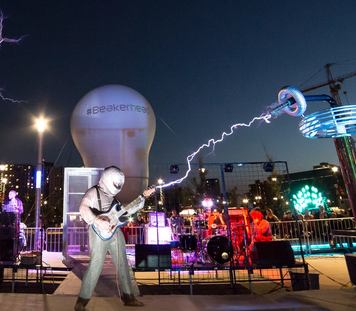 Exhibit performance at Beakerhead Festival