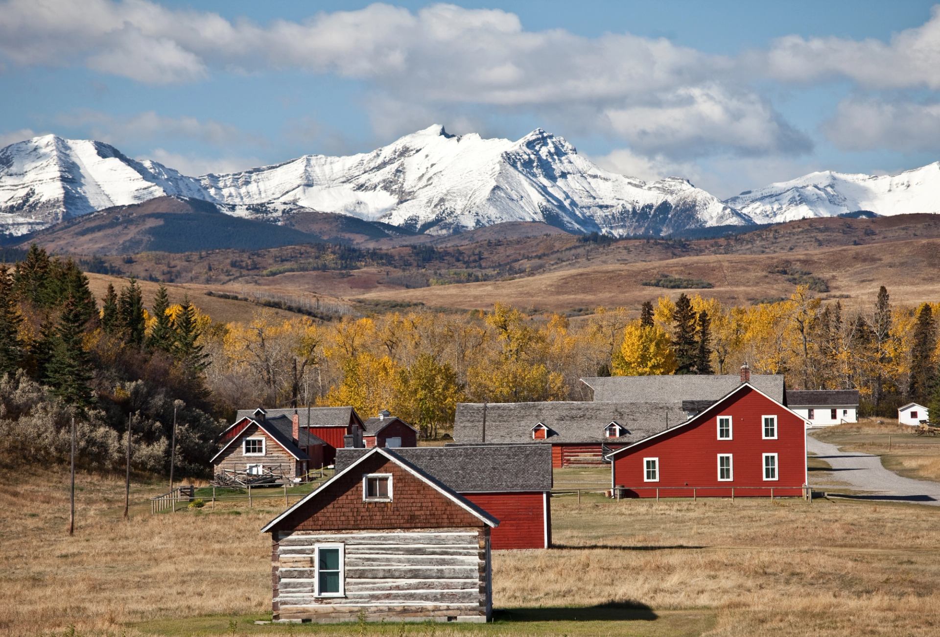 A view of Bar U Ranch National Historic Site in Longview