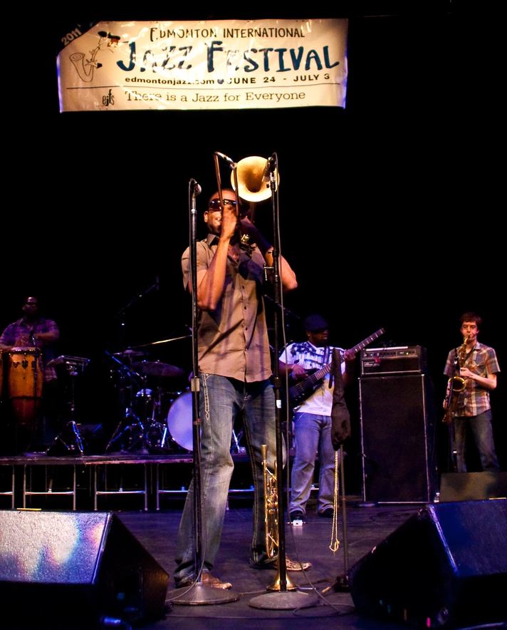 Performers at the Edmonton Jazz Festival