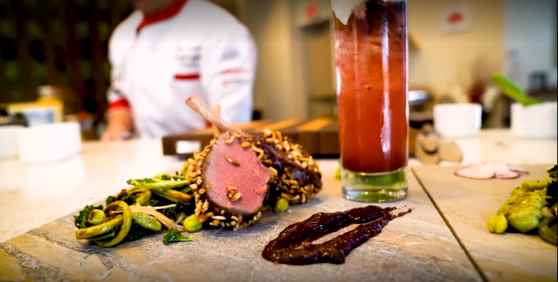 A dinner plate at Little Chief Restaurant at Grey Eagle Casino.