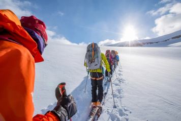 Backcountry ski from hut to hut on the Alpine Club of Canada’s legendary Wapta Traverse.