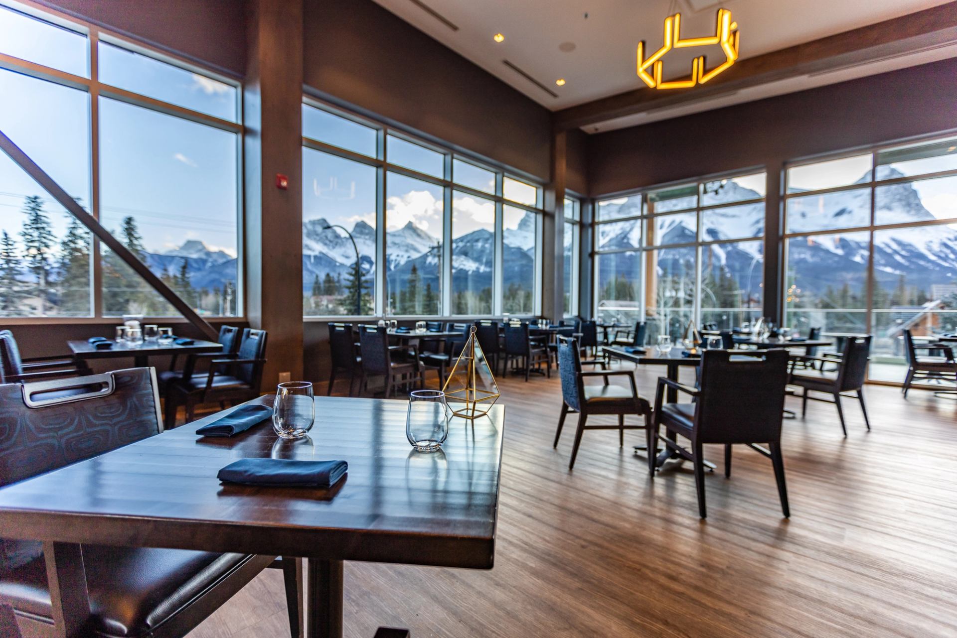 Exquisite dining at the Sensory Restaurant in Canmore