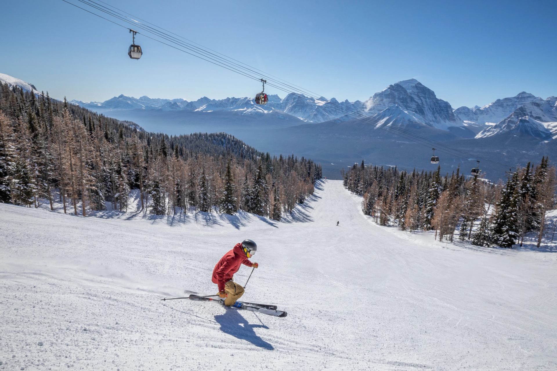 Skiing at Lake Louise