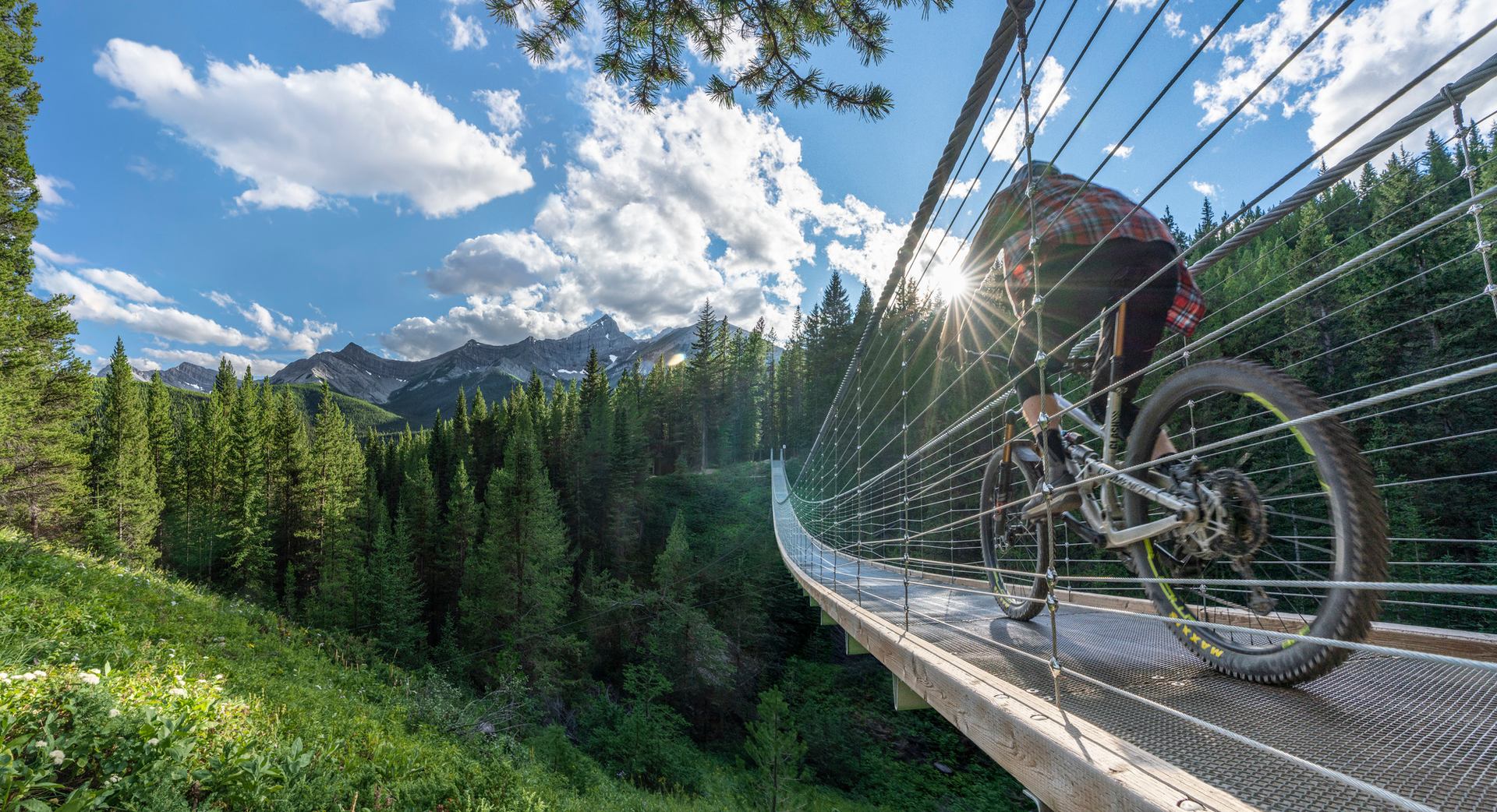 Blackshale suspension bridge