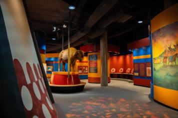 Displays at Blackfoot Crossing Historical Park
