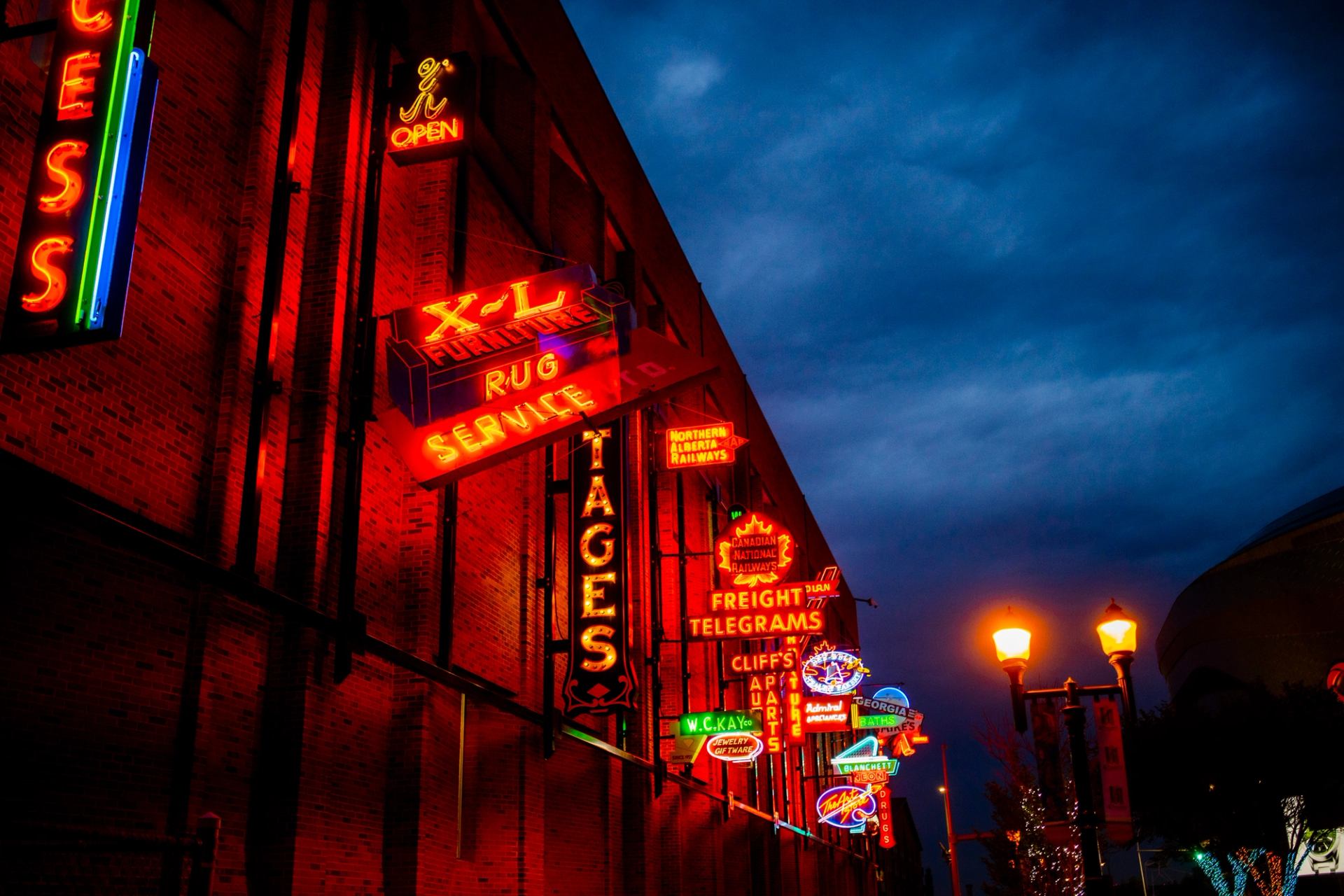 The Neon Sign Museum in Edmonton