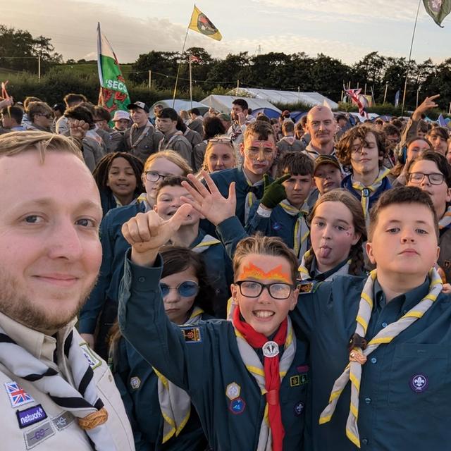 Scout Group Photo Red Rose 2024