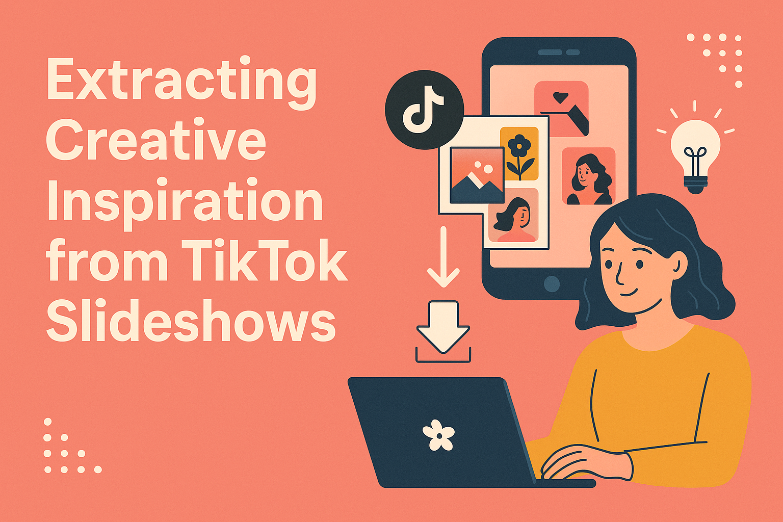 image of how to scrape images from tiktok slideshow 