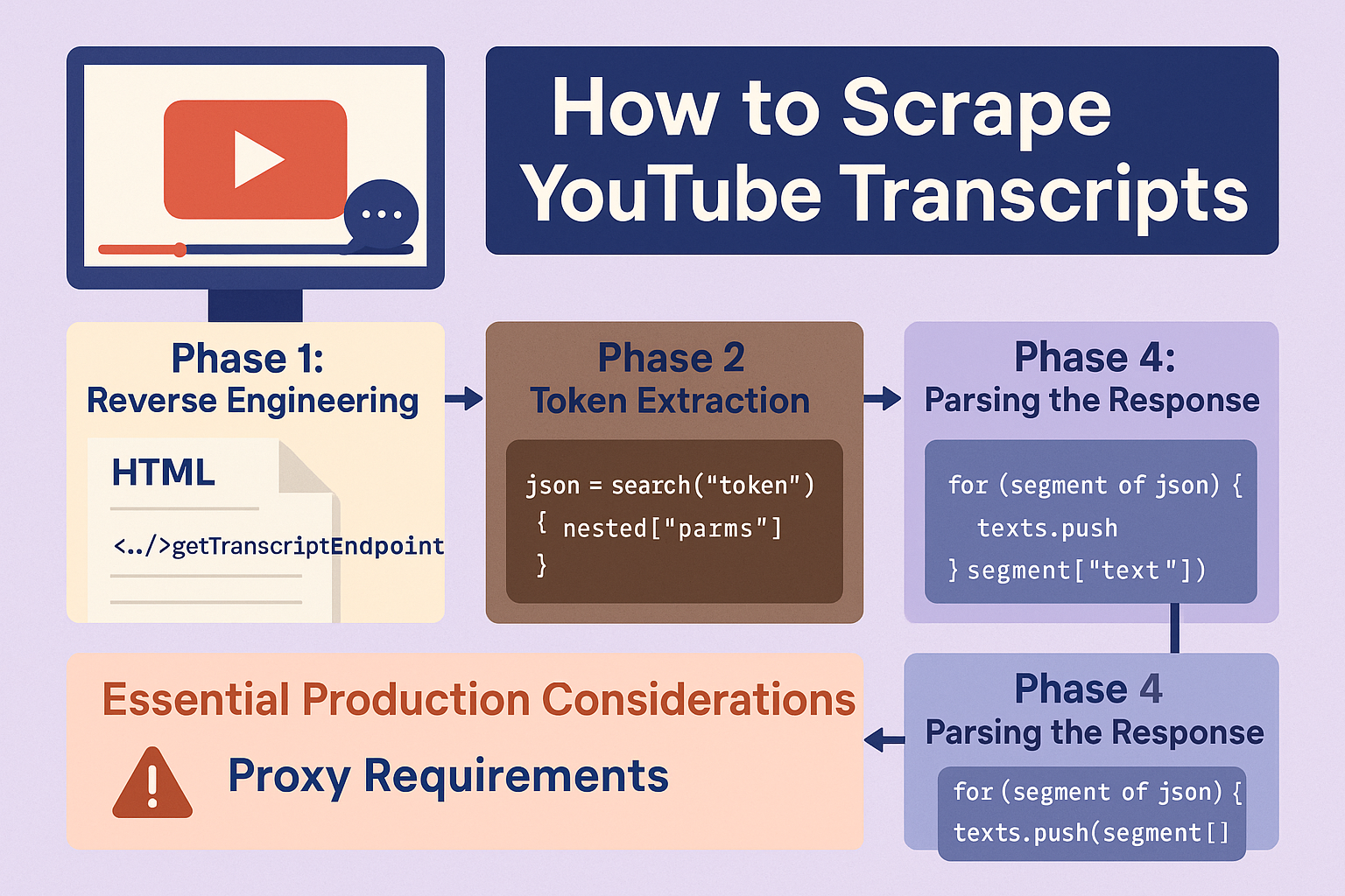 How to Scrape YouTube Video Transcripts