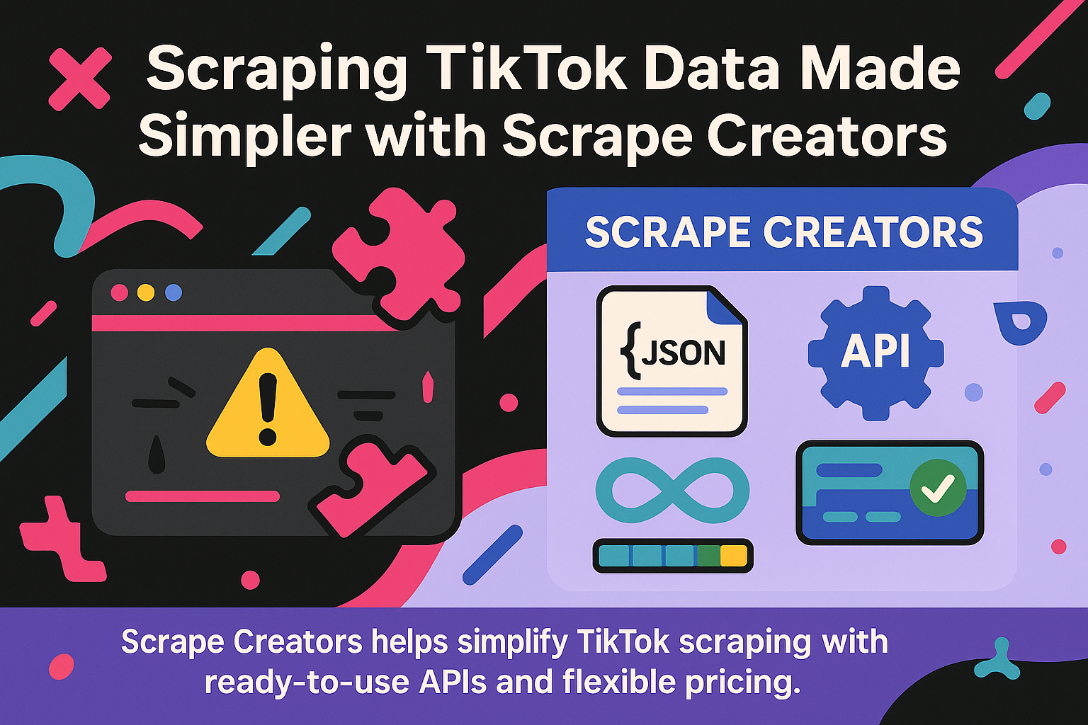 Tiktok slider captcha and web scraping by scrape creators