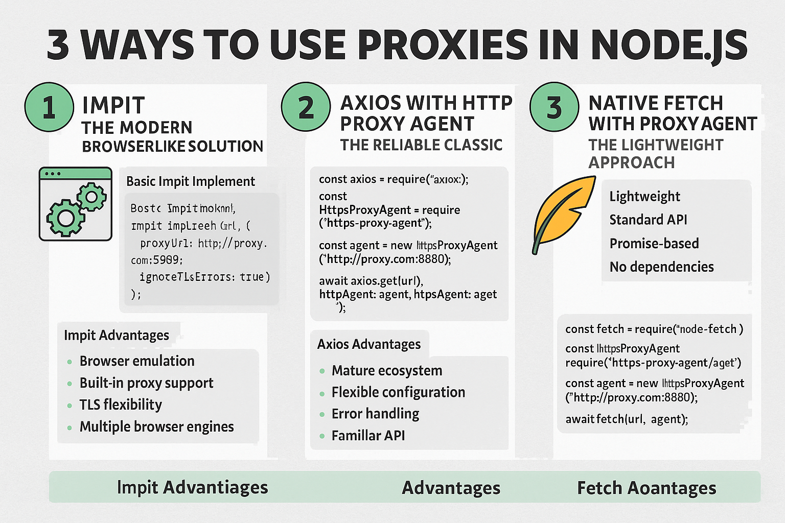 3 ways to use proxies