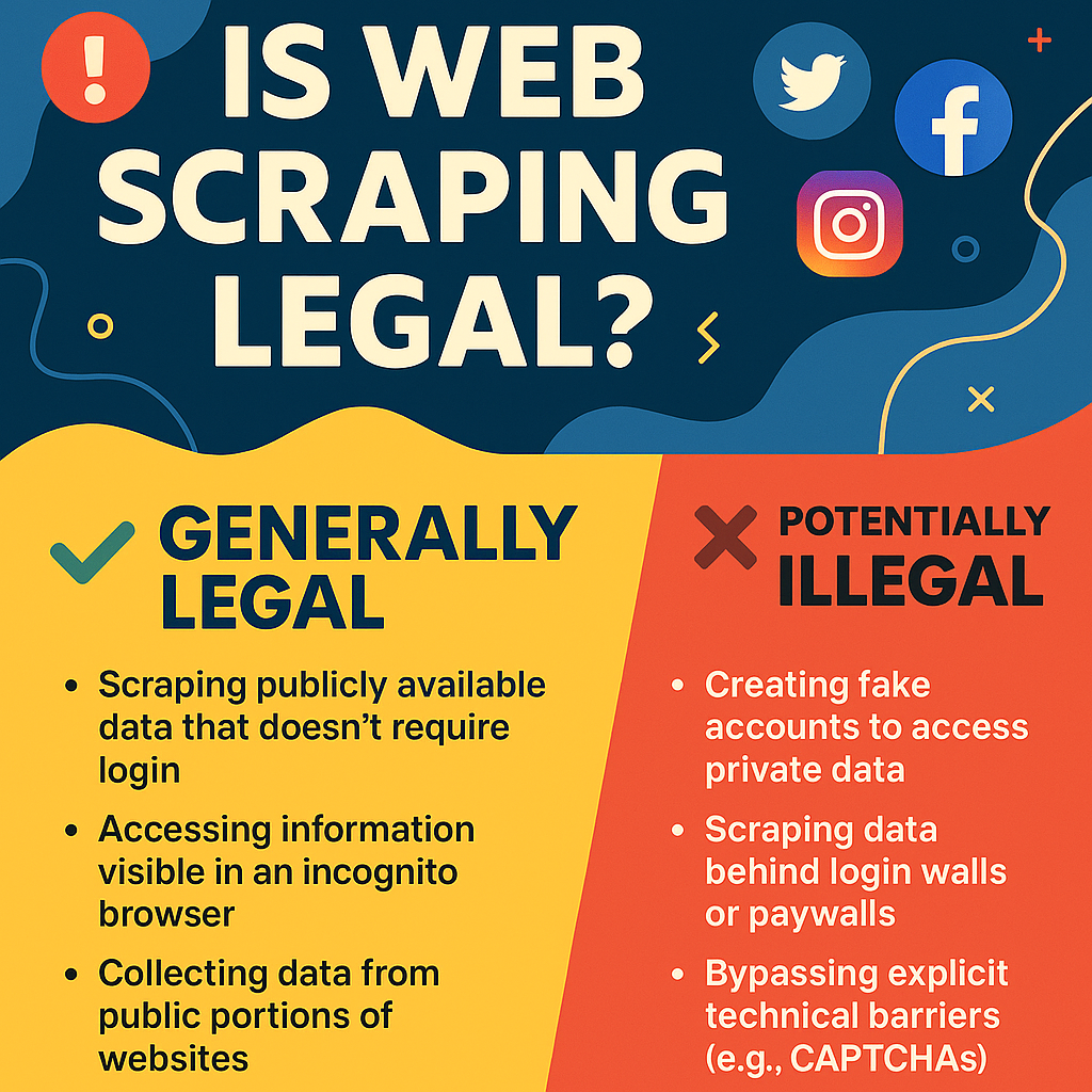 legal or illegal web scraping