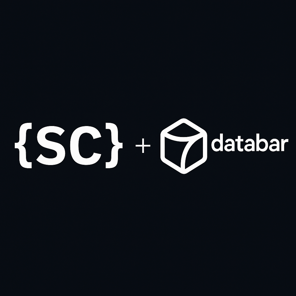Image with the scrape creators and databar logos