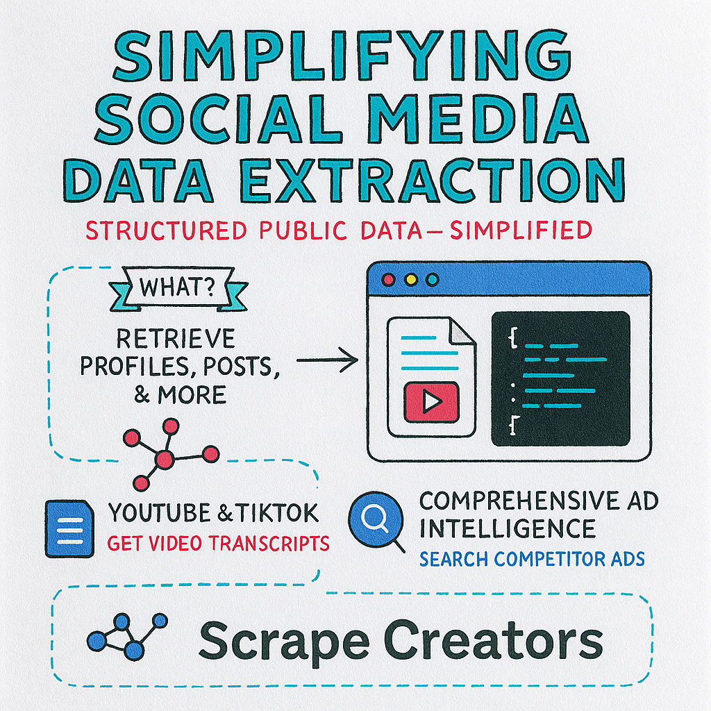 social media extraction process