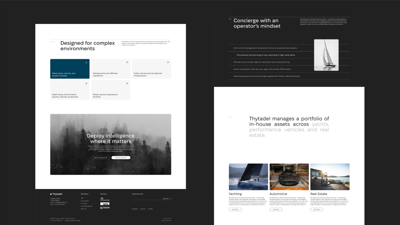 Branding and website creation for Thytadel