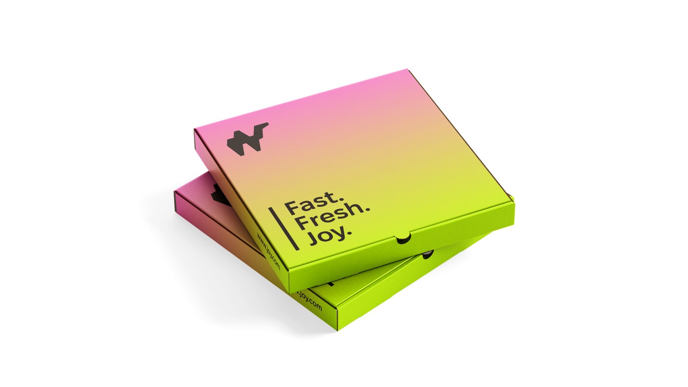 Branding for a food delivery company in Dubai