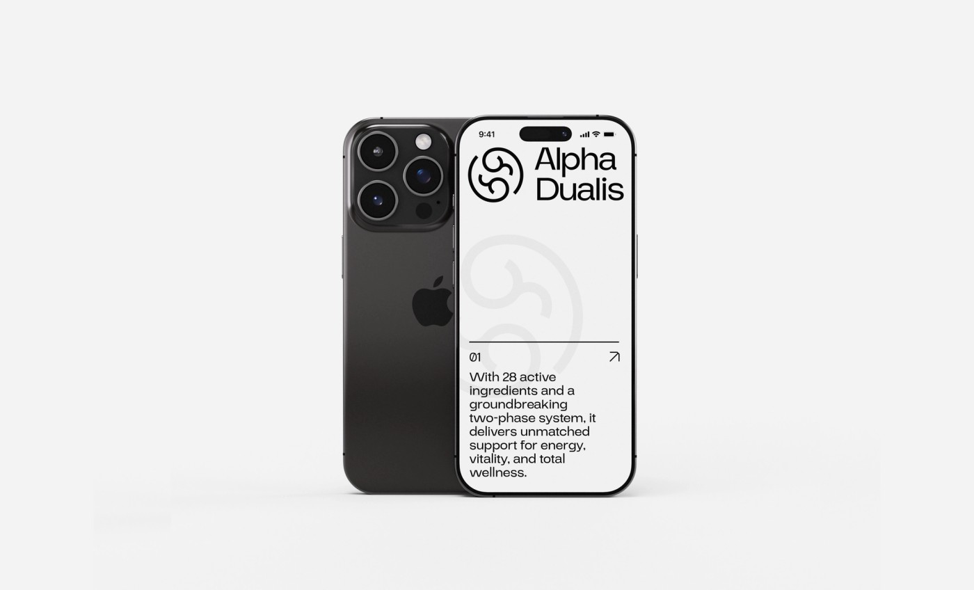 Branding Alpha Dualis health complex for men
