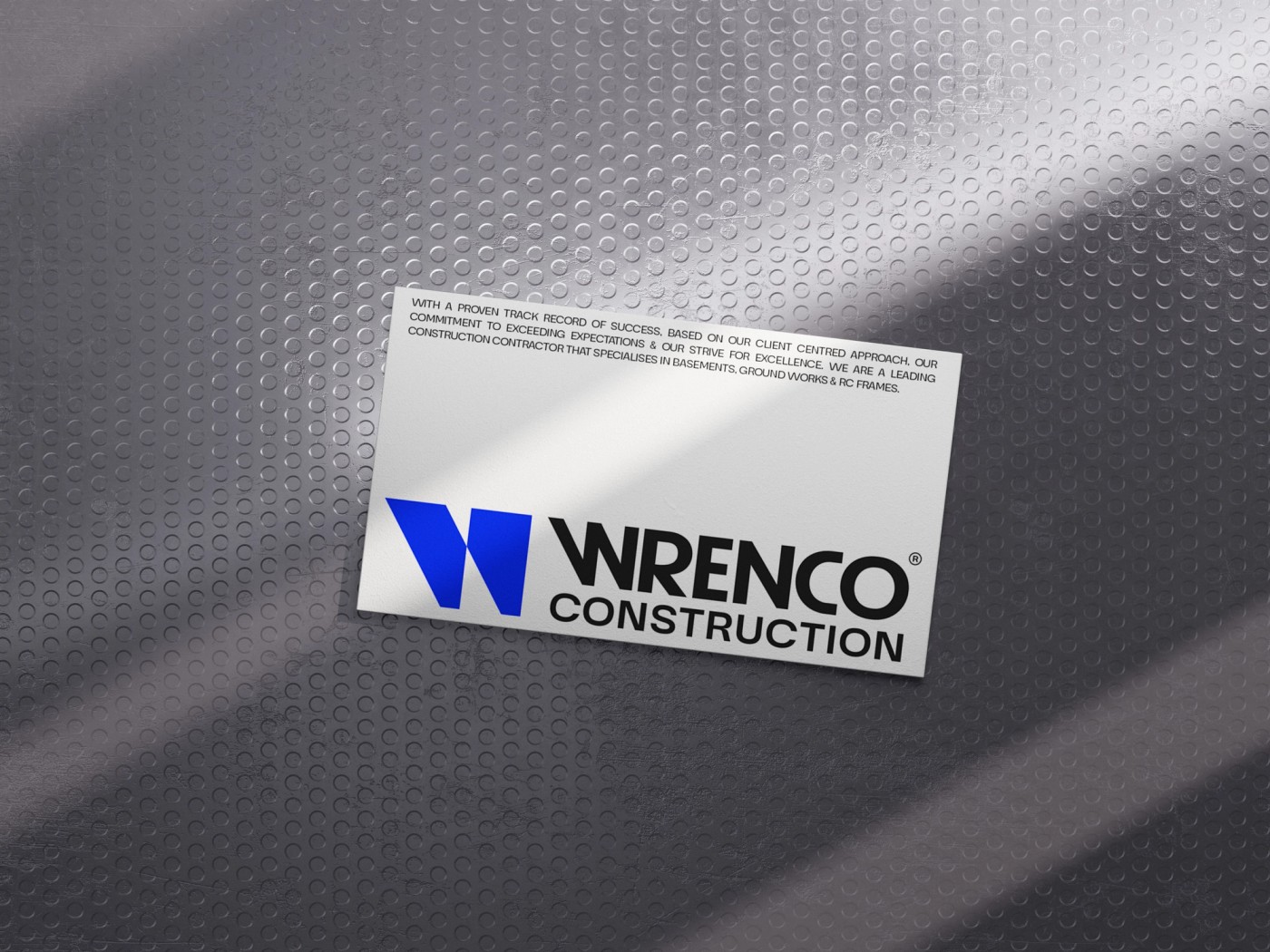 Wrenco construction branding