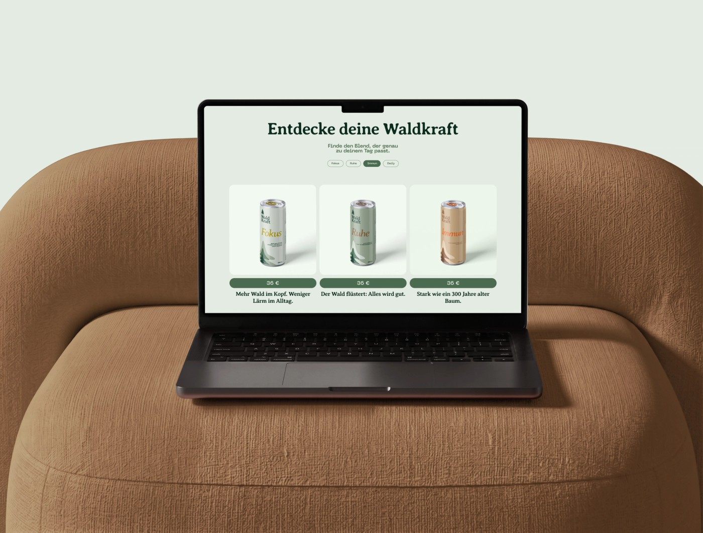 WALDKRAFT branding | Für Fokus, Ruhe und innere Stärke