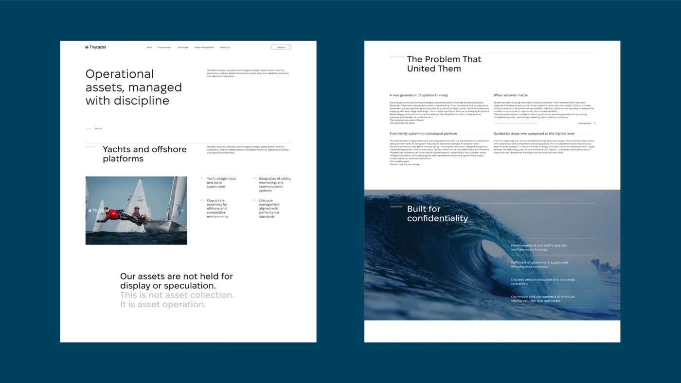 Branding and website creation for Thytadel
