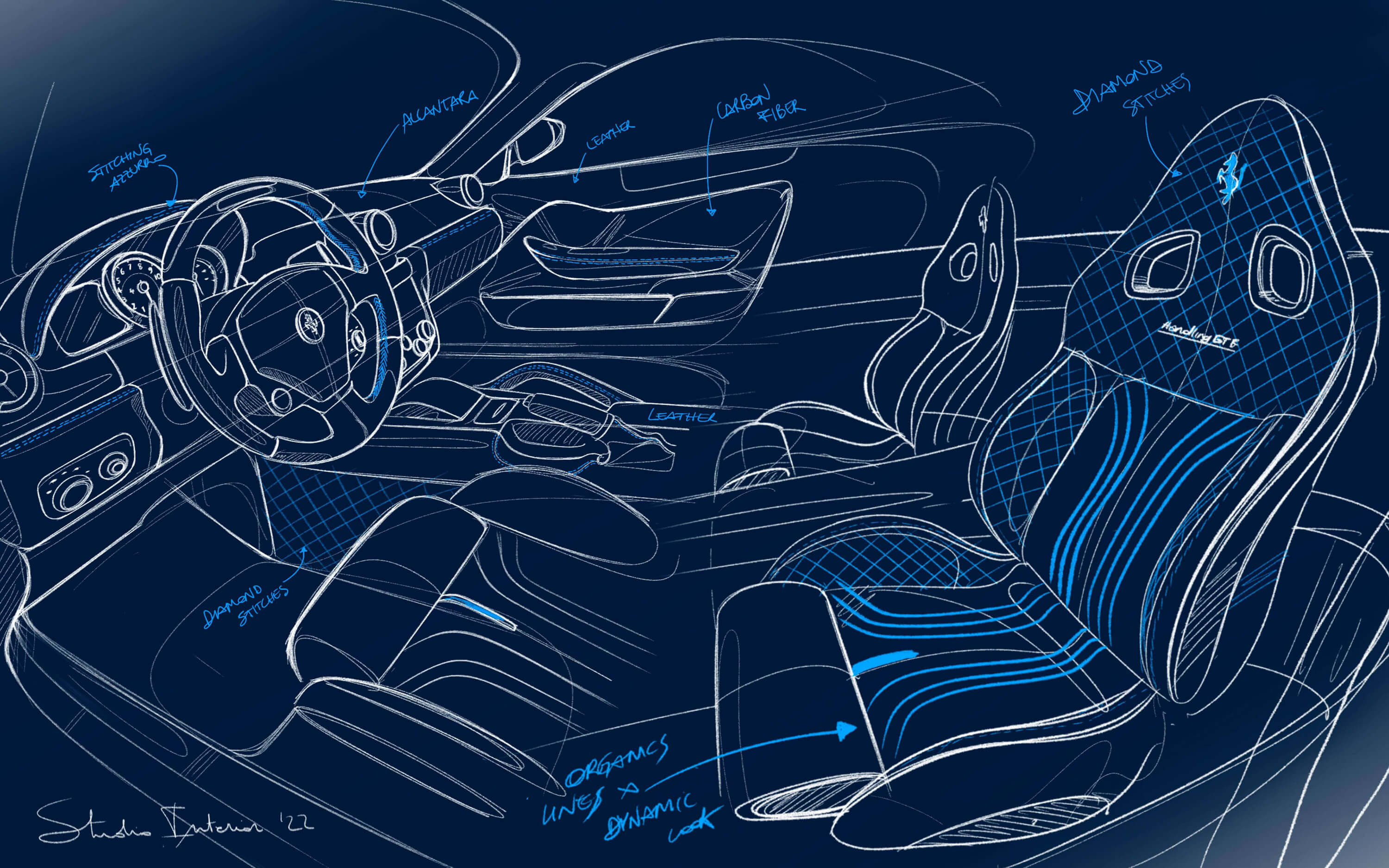 Ferrari 599 garage italia customs Alcantara