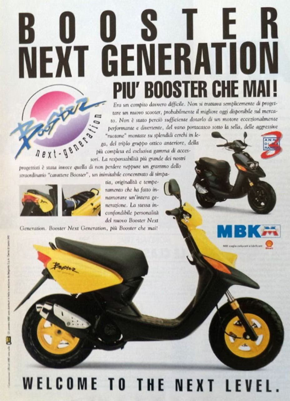 MBK Booster - retromania '80 '90 the golden era of scooters