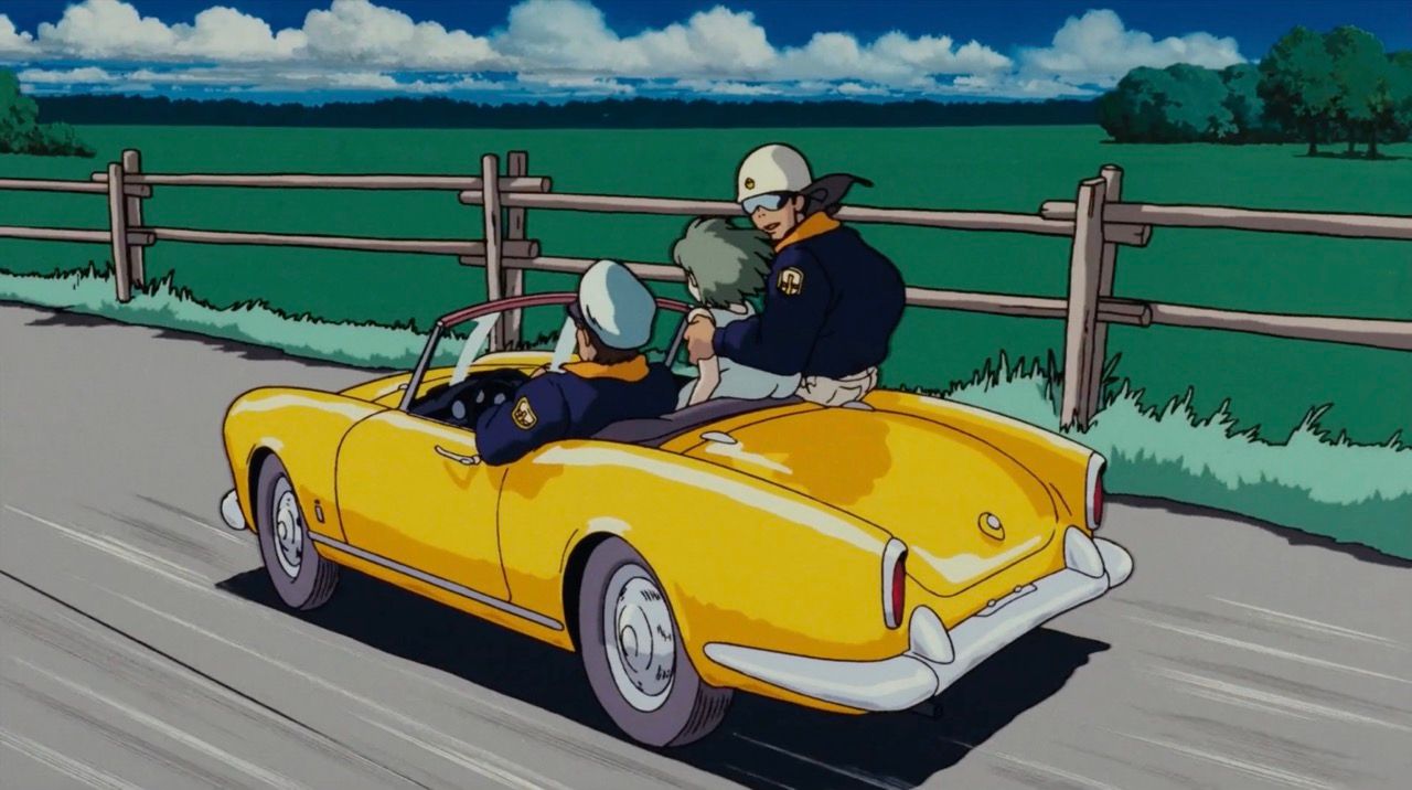 On Your Mark (1997): L’Alfa Romeo Giulietta Spider garage italia hub