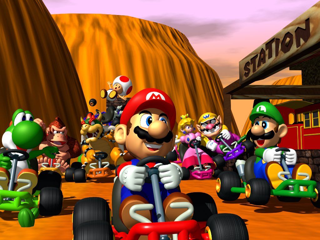 Mario kart gioco natale garage italia customs