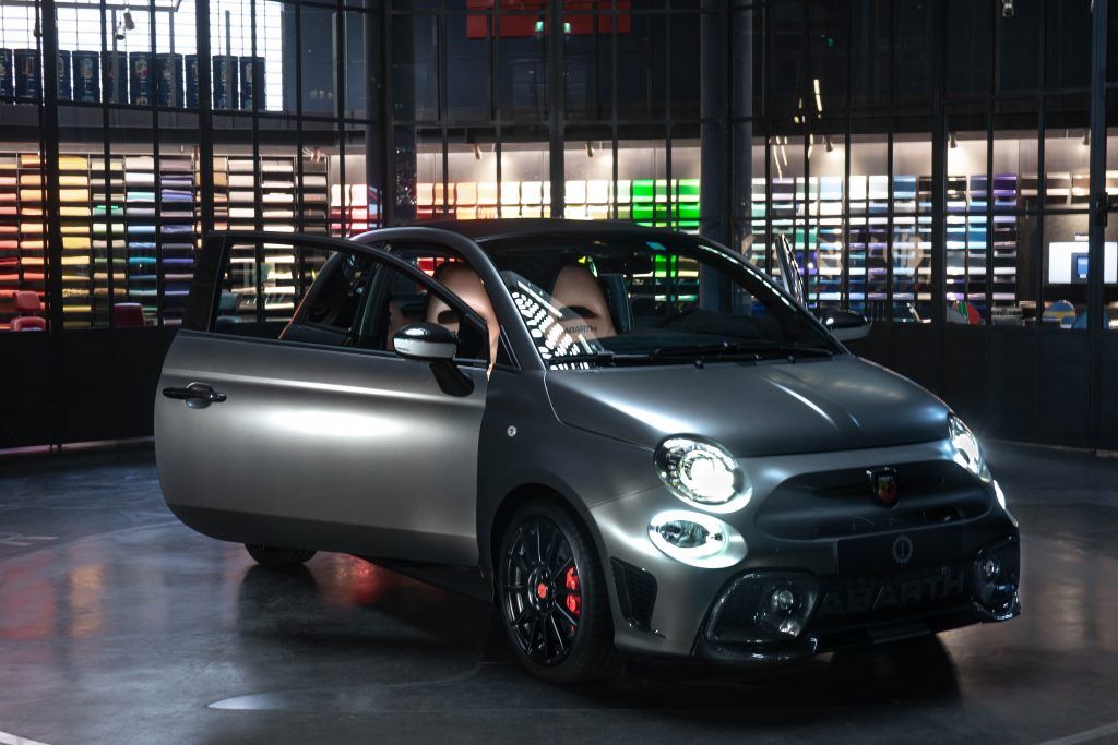 Abarth limited edition garage italia sabelt grey
