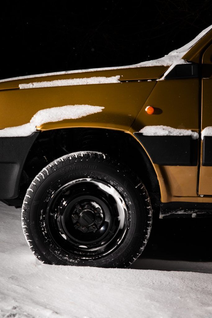 Adriano Cisani fiat Panda 4x4 garage italia pandoro montagna