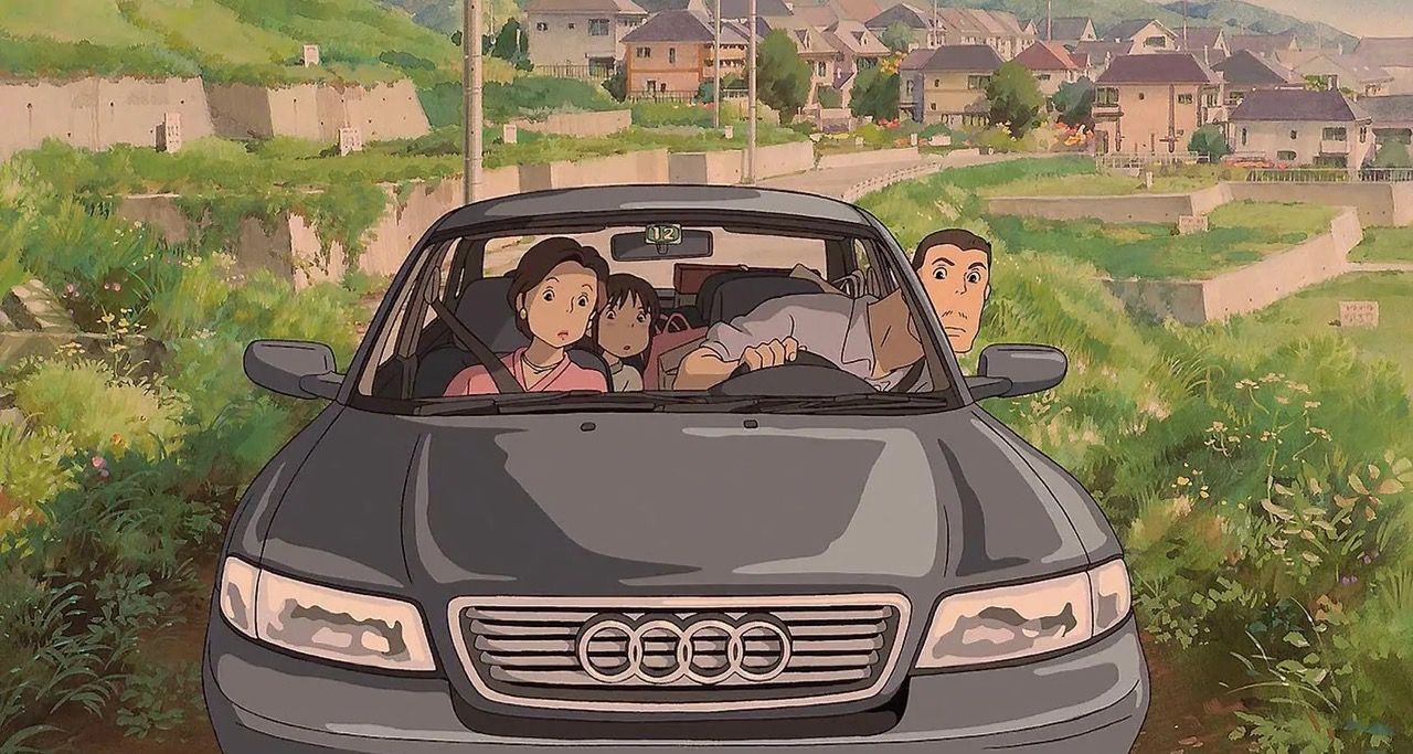 La città incantata (2001): Audi A4 Ogino's family