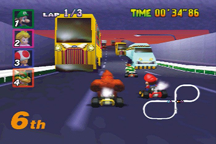 Mario kart gioco natale garage italia customs