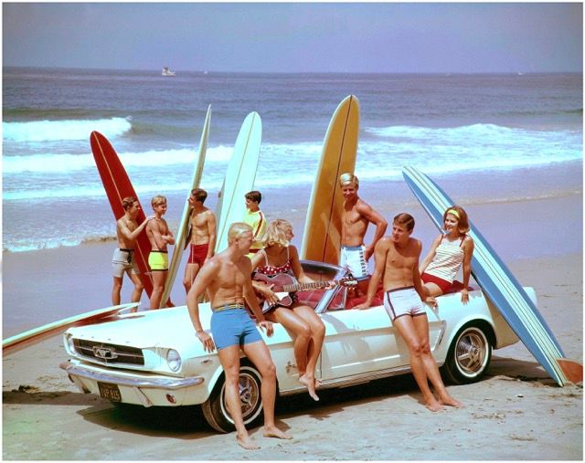 Advertising campaign of: Ford Mustang Pony car 1964 - garage Italia Customs