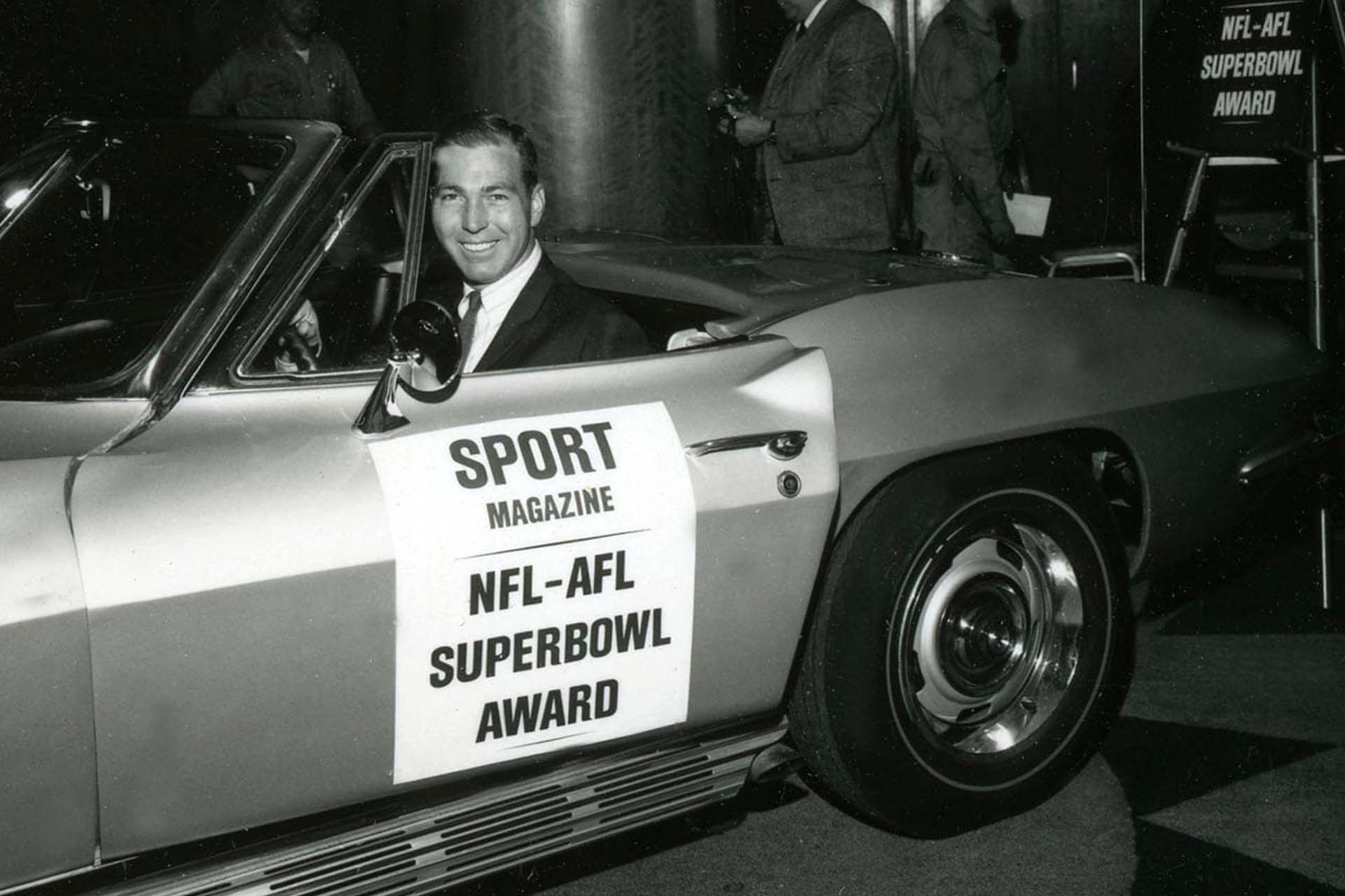 Bart Starr 1967 Corvettes NFL - AFL SUPERBOWL AWARD