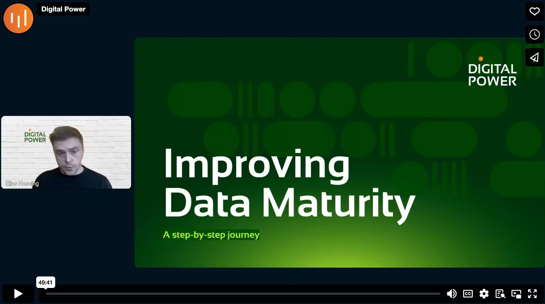 data maturity webinar