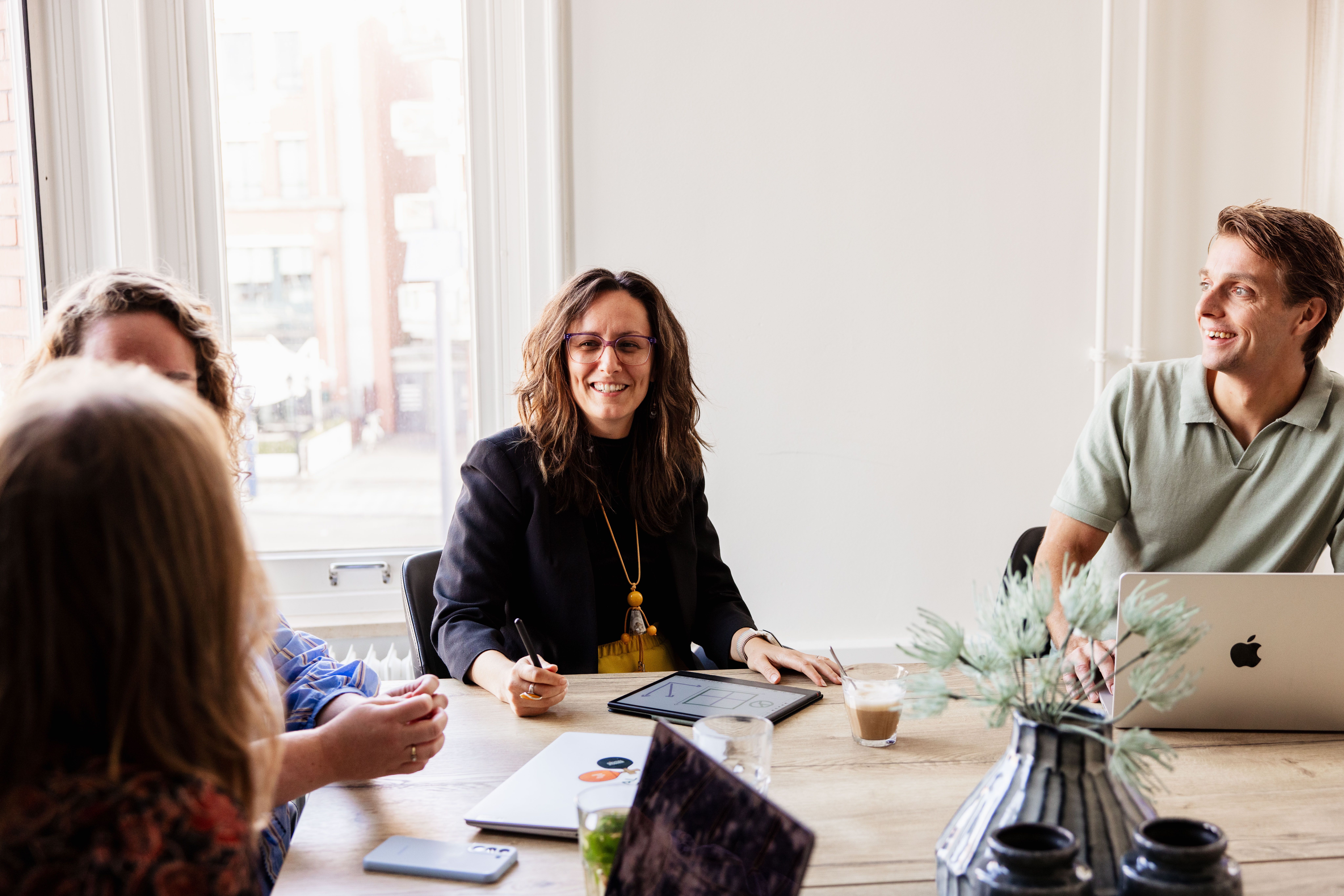 een data architect in overleg