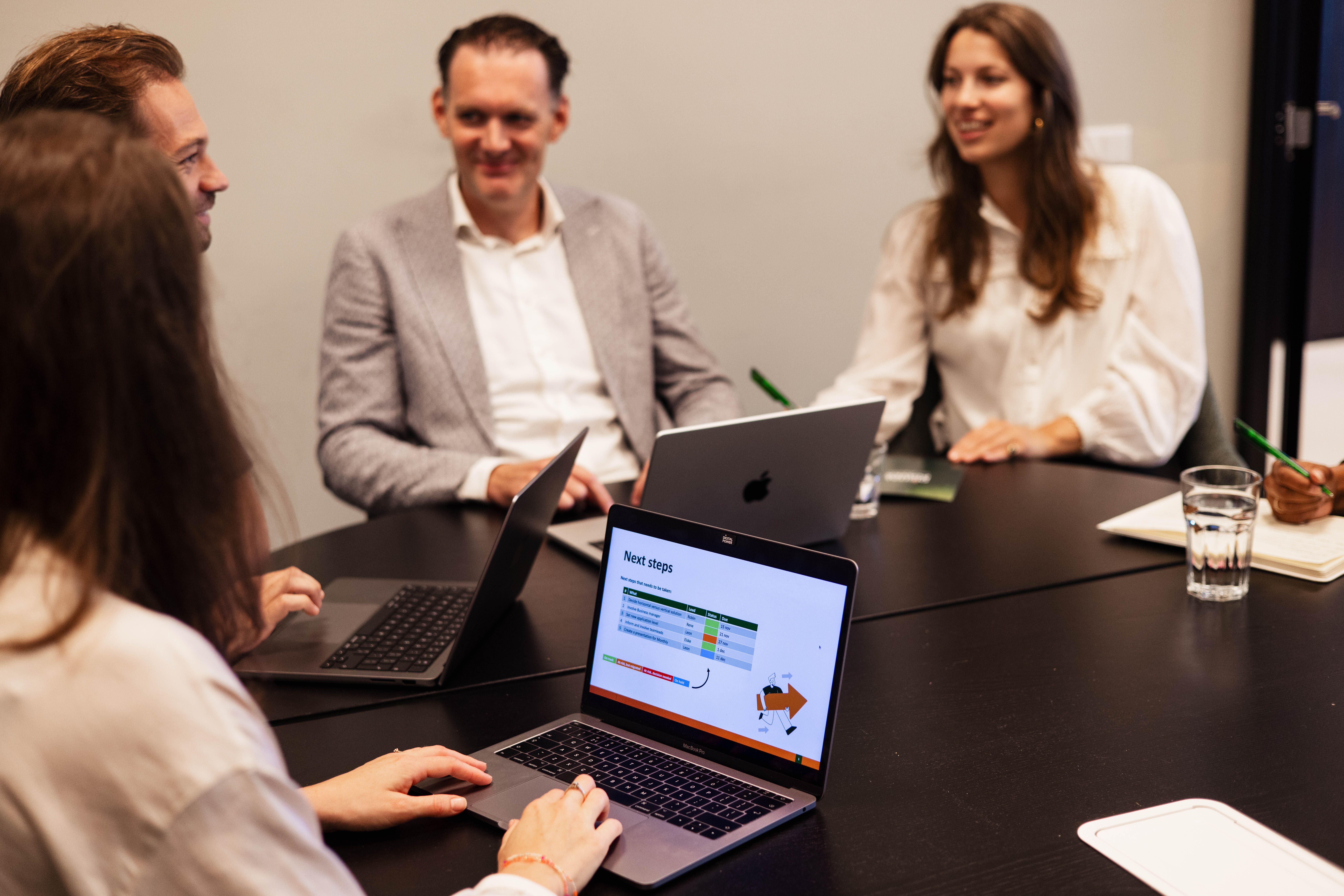collega's aan het werk