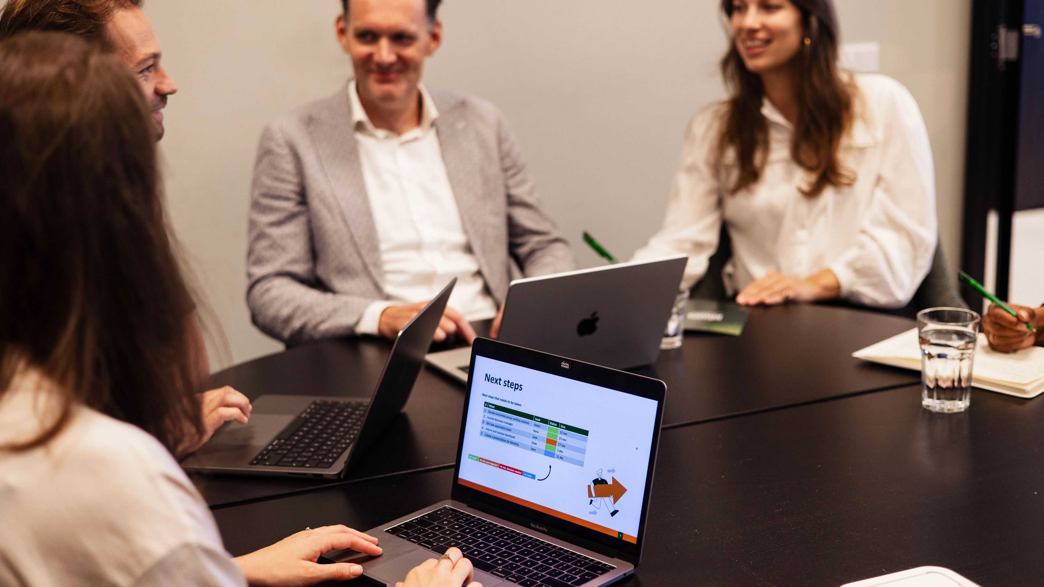 collega's aan het werk