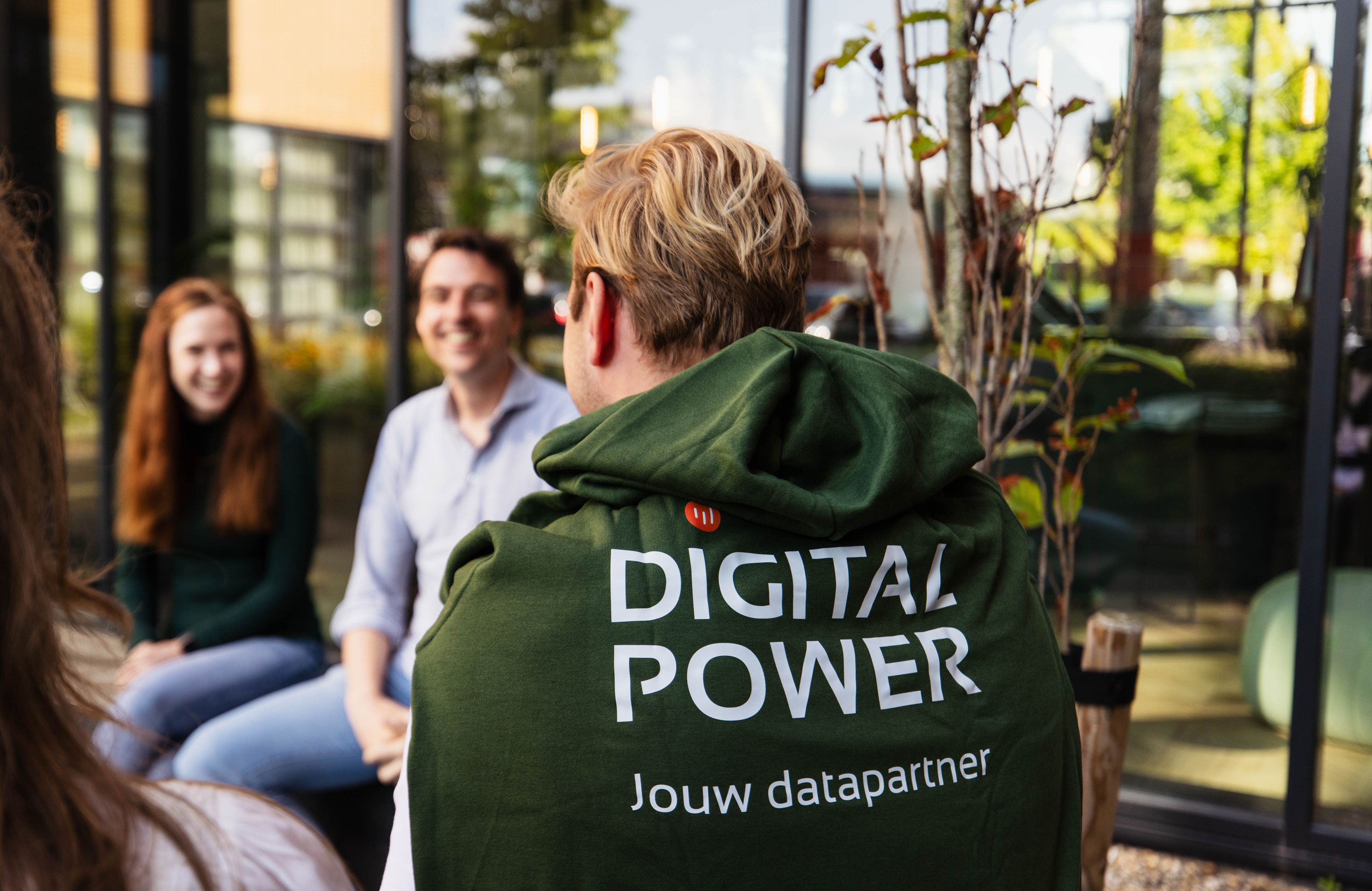 Digital Power consultant talking to a client