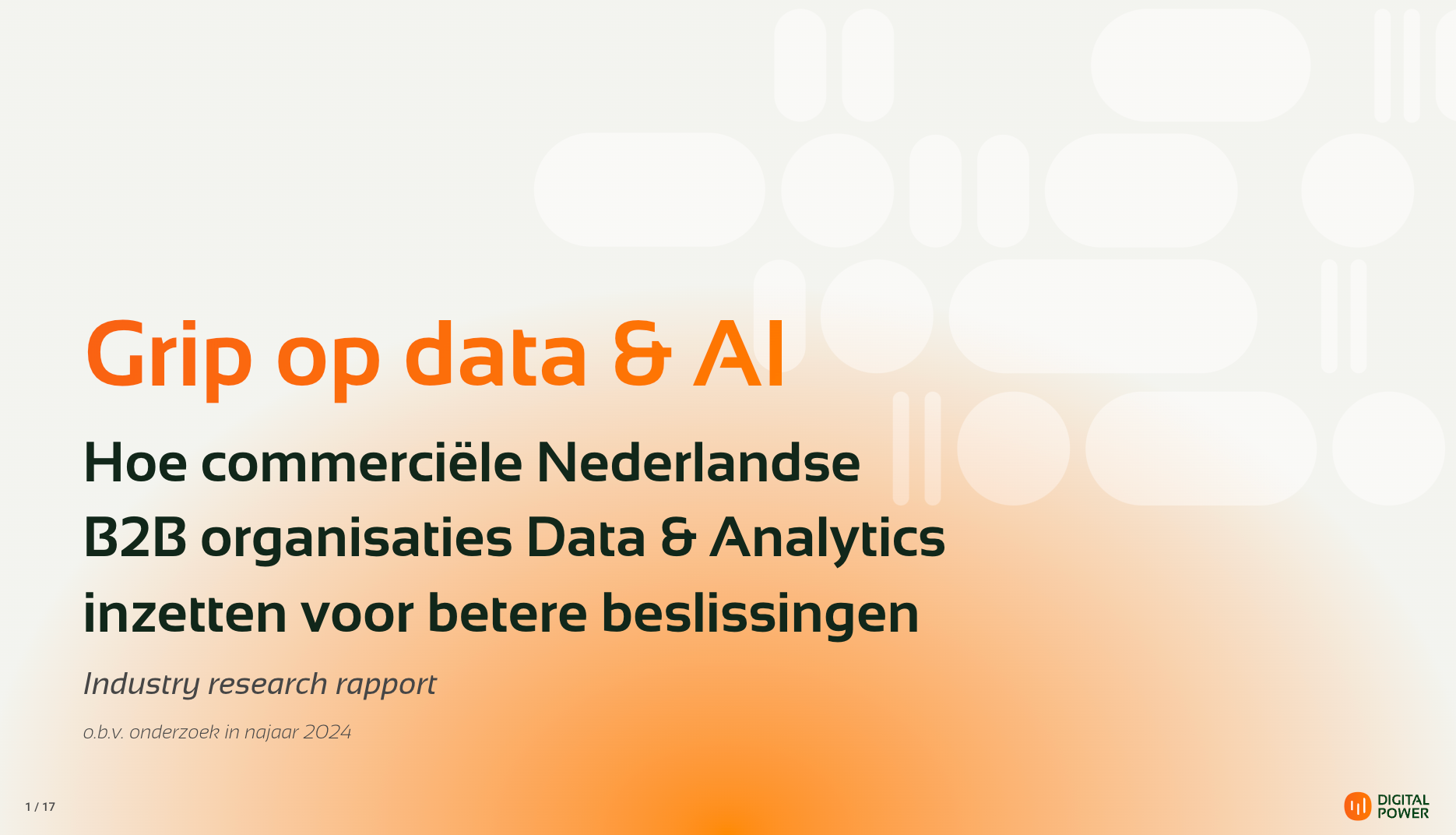 onderzoeksrapport grip op data & AI in de B2B