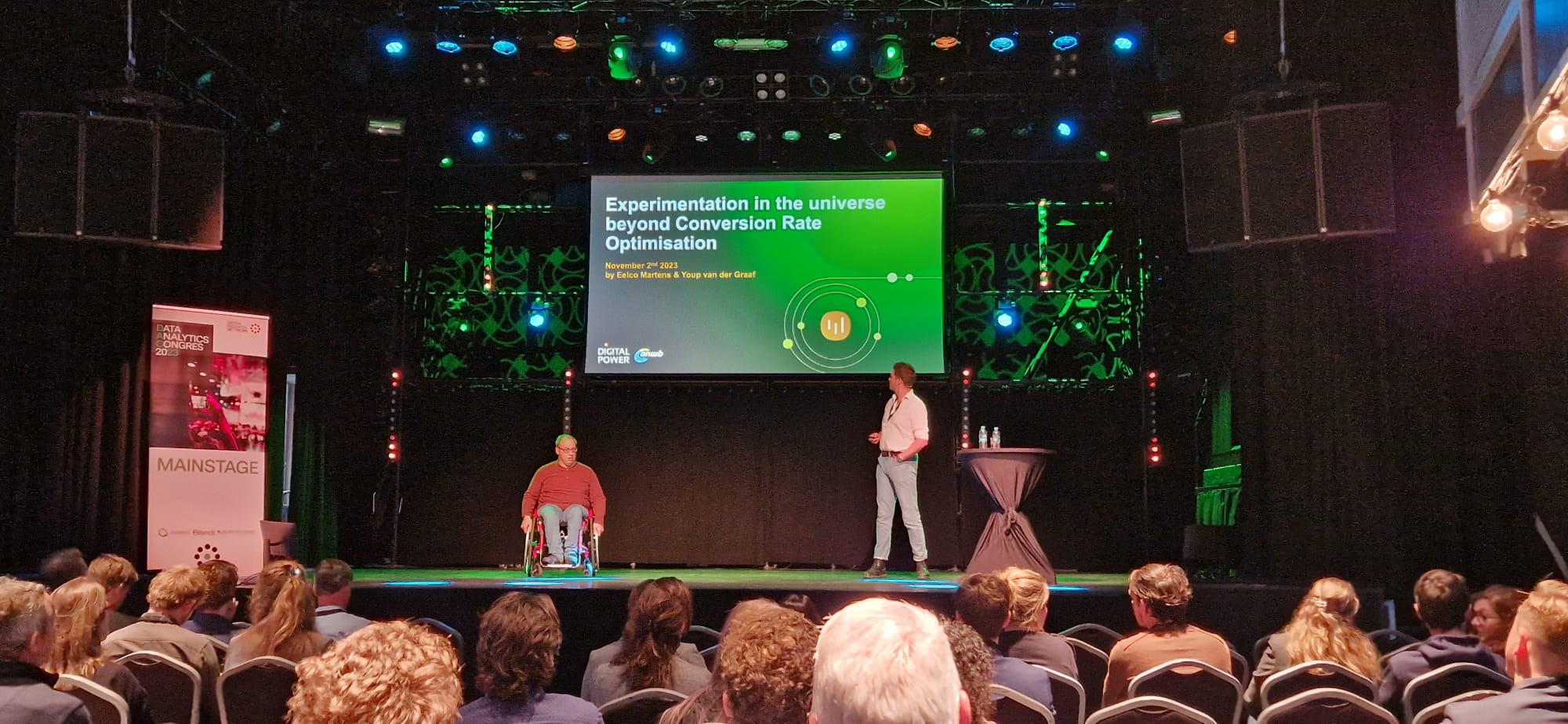 presentation with colleagues at the amsterdam office