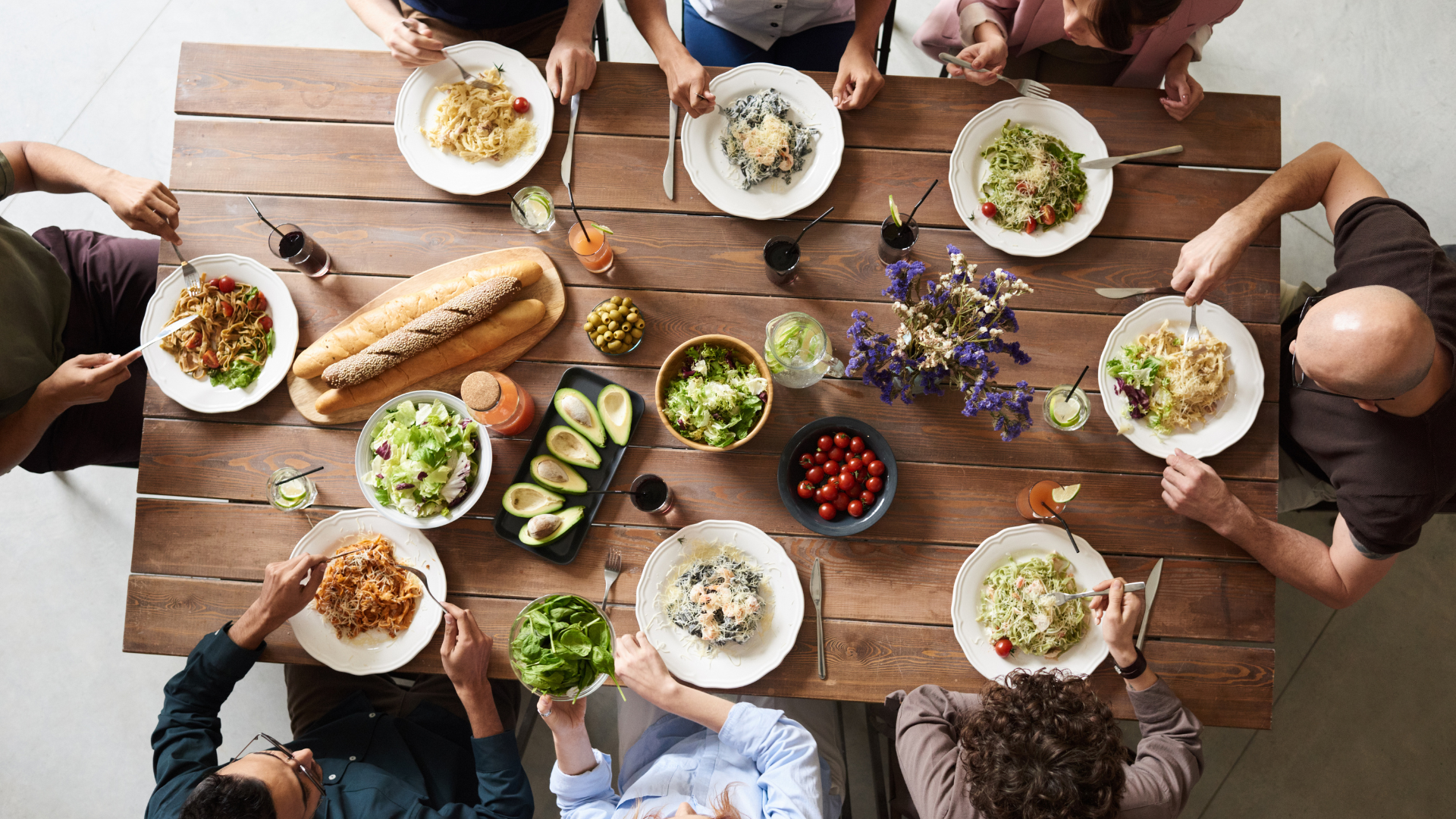 Eating together