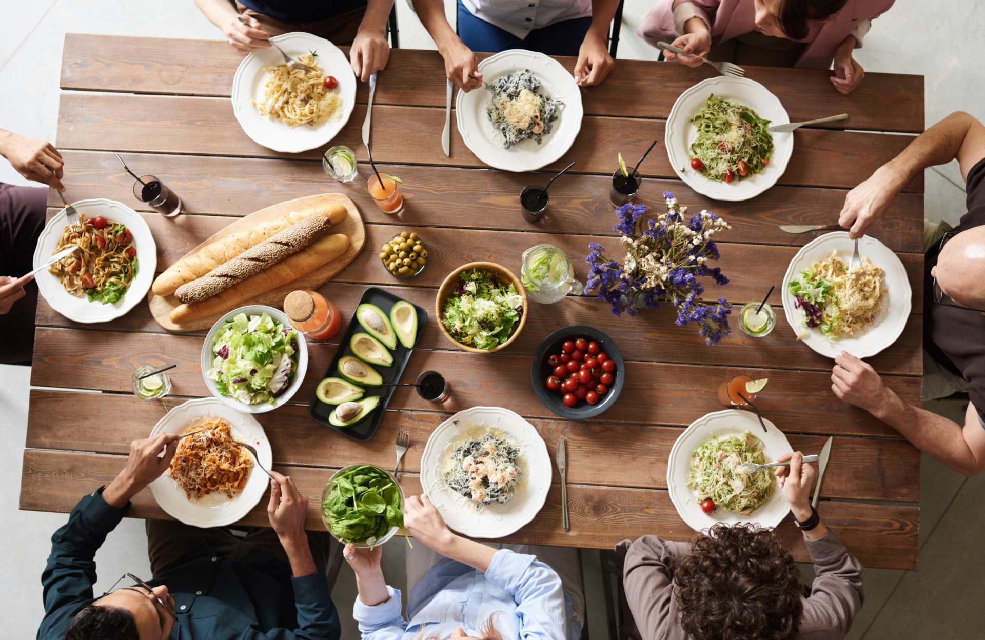 Eating together