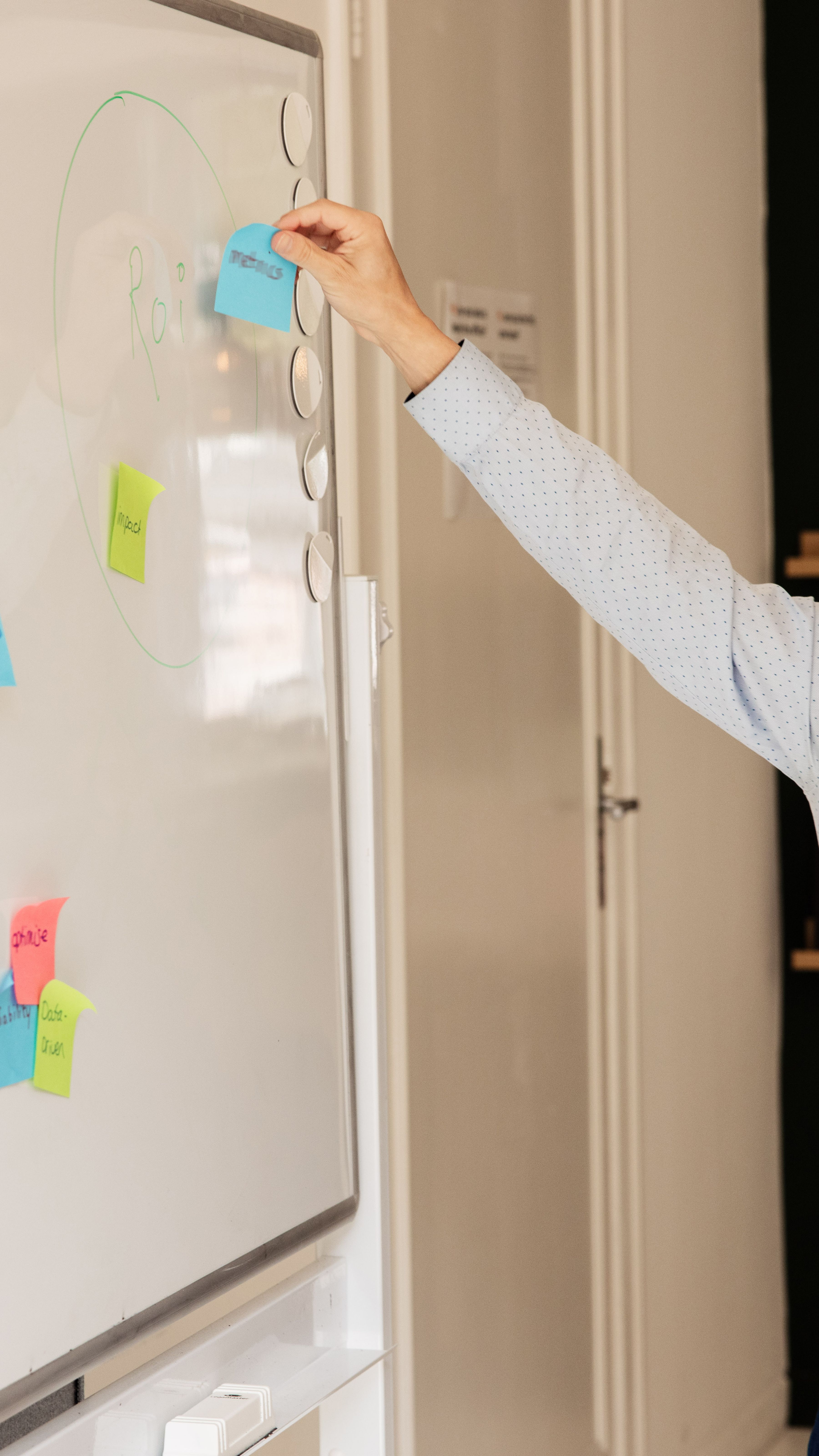 Data professional brainstorming