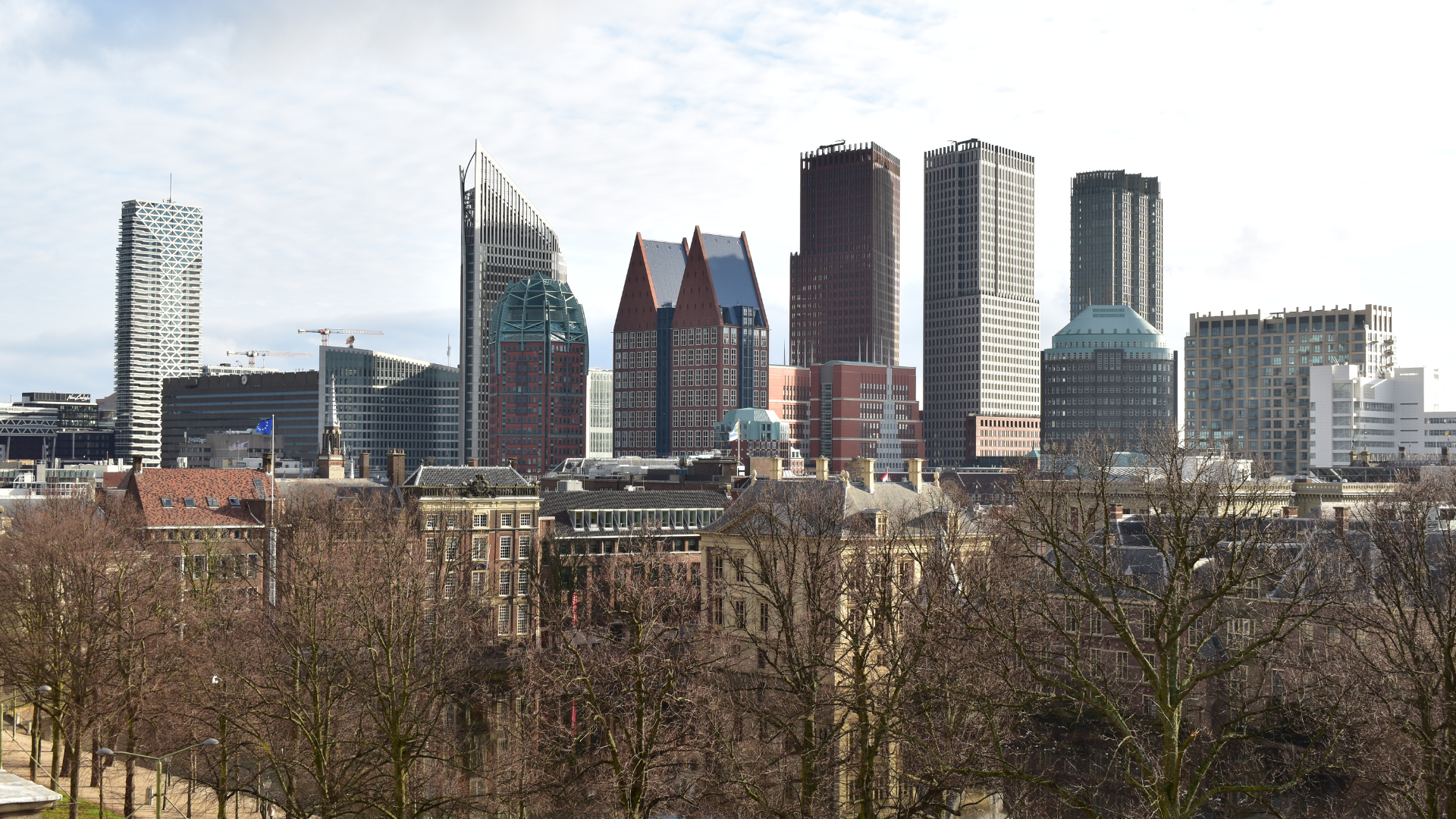 The Hague skyline