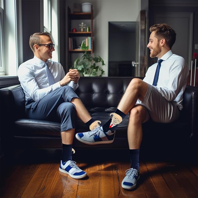 T Legend Funny Socks For Supporters of Donald President, Novelty Gag Gifts For Father's Day and 4th of july, Onesize  - 3