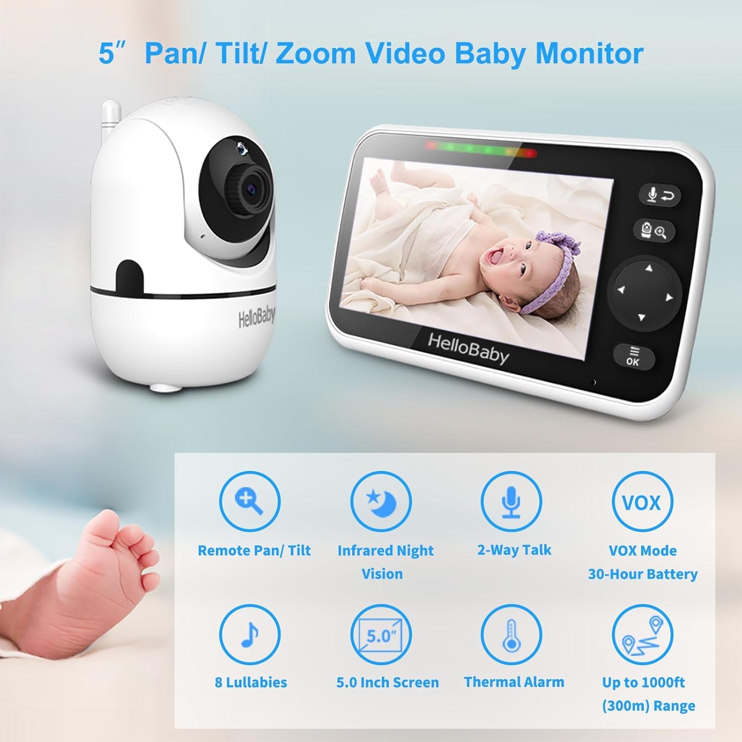 HelloBaby No WiFi Baby Monitor  - 2